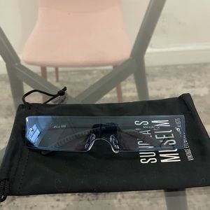 Vintage blue tinted 90s sunglasses